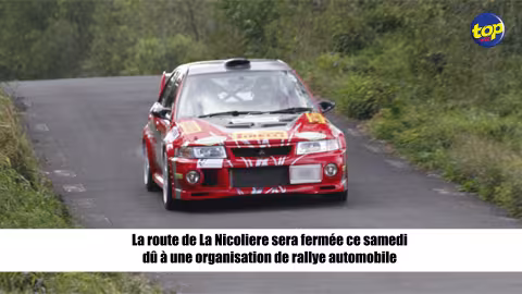 La route de La Nicoliere sera fermée ce samedi dû à une organisation de rallye automobile