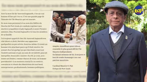 Hommage du Cardinal Maurice Piat : « C’est un véritable homme d’Etat qui s’en va »