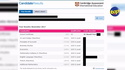 Ils ne pourront pas accéder en Lower VI car ils n’ont pas obtenu cinq credit :Des étudiants comptent entamer une grève de la faim à partir de demain