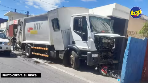 Accident à Roche Bois : un camion percute une moto, le chauffeur testé positif à la drogue 