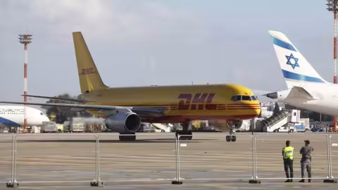 avion-cargo de DHL