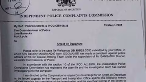 IPCC : les ex-membres de la défunte SST flanqués d’une d’Arrest Upon Departure’