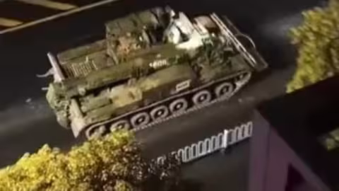Les chars déployés hier en Chine ravivent les craintes de la place Tiananmen