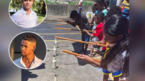 Journée de redécouverte des jeux traditionnels pour les enfants de la localité à Résidence Vallijee :