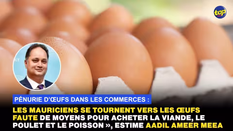 pénurie d'œufs