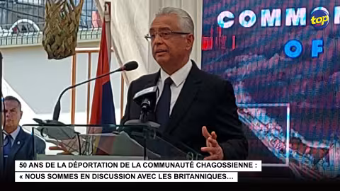 50 ans de la déportation de la communauté Chagossienne : « Nous sommes en discussion avec les Britanniques… Il y a des points sur lesquels nous ne pourrons faire de compromis, par exemple le retour sur les Chagos pour y vivre », dit Pravind Jugnauth