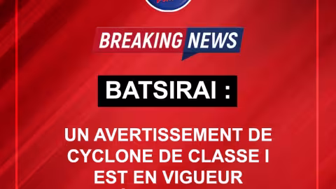 Batsirai: Maurice passe en alerte cyclonique une