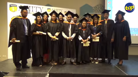 Éducation supérieur : Amity Mauritius célèbre ses diplômés