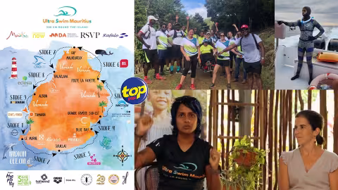 200 km autour de l’île à la nage en 9 jours : « Tina est une source d’inspiration pour les mamans, femmes et sportives », souligne Florence Razé, présidente de la MuscularDystrophy Association