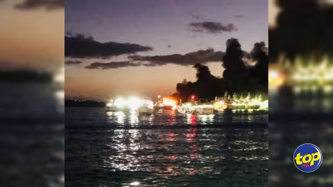 Au port : incendie sur un navire en ce début de soirée