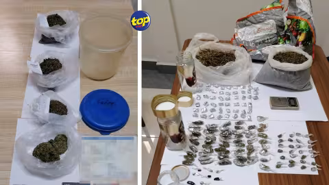À Pointe aux Sables : En voyant des officiers de l’ADSU, 2 suspects prennent la fuite en abandonnant plusieurs sachets de cannabis
