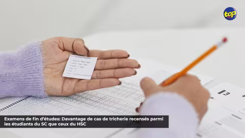 Examens de fin d’études: Davantage de cas de tricherie recensés parmi les étudiants du SC que ceux du HSC