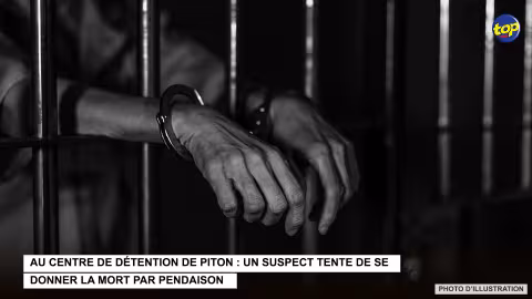 Au centre de détention de Piton : un suspect tente de se donner la mort par pendaison
