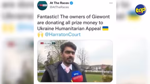 Le cheval Giewont remporte une course en Angleterre : Les propriétaires dont deux Mauriciens remettent le prize money à une ONG de l’Ukraine