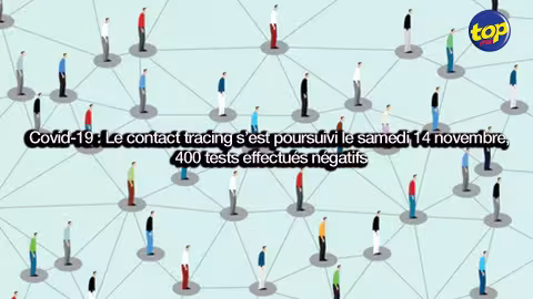 Covid-19 : Le contact tracing s’est poursuivi le samedi 14 novembre, 400 tests effectués négatifs