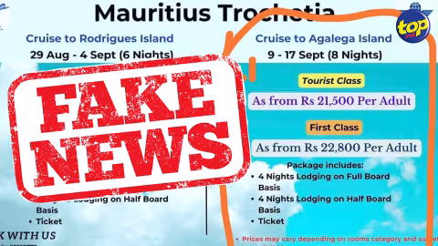 L’agence de voyage et la Mauritius Shipping Corporation se renvoient la balle : La vrai fausse publicité d’une croisière à Agaléga fait un tabac… et relance la polémique
