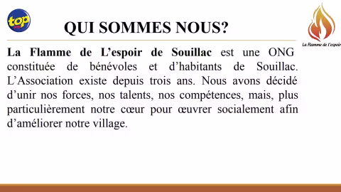 Journée mondiale de la femme : Plusieurs activités organisées par La Flamme de l’espoir de Souillac