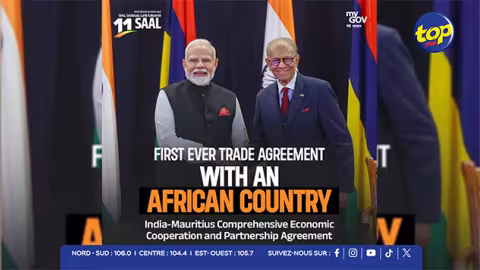 Commerce : L'Inde signe son premier accord commercial africain avec Maurice