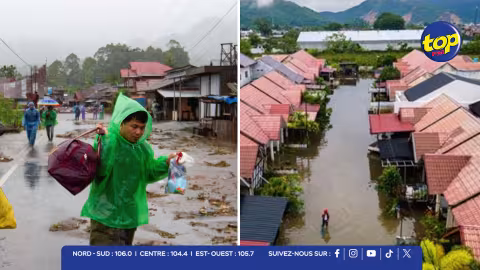 inondations à Sumatra
