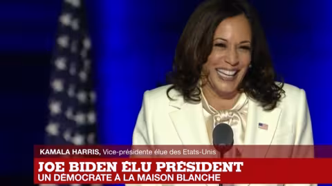 Kamala Harris parle de sa mère d’origine indienne dans son premier discours de vice-présidente