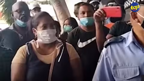 Manifestation à Ébène: Une cinquantaine de marchands de nourriture réclament une aide financière du gouvernement