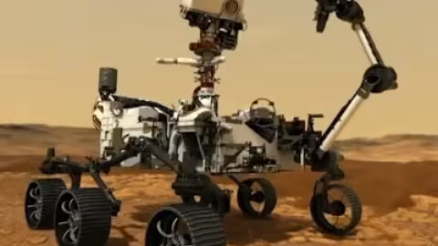 Arrivé sur Mars, le rover américain envoie les premières photos de sa «maison à jamais»