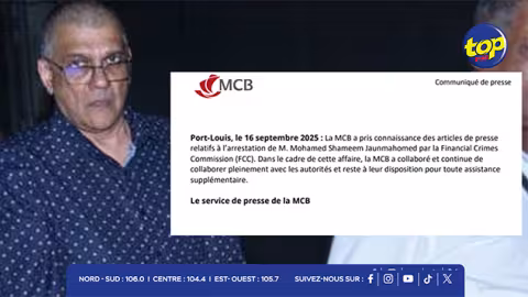 Comparution de Mohammad Shameem Jaunmahomed : détention prolongée jusqu’au 23 septembre