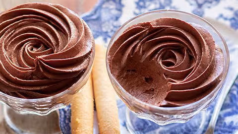 Mousse au chocolat sans oeufs