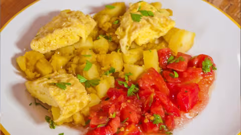 Recette : Curry d’omelette