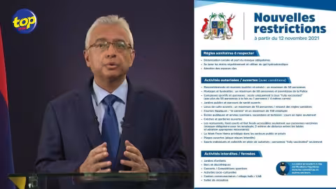 Adresse à la nation : Le Premier ministre annonce un durcissement des restrictions