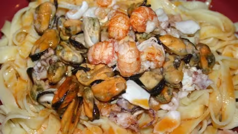 Recette : Tagliatelle aux fruits de mer
