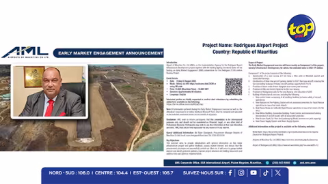Rodrigues se prépare à un bond historique avec son nouvel aéroport : « Ce sera un game changer pour l’ile », affirme Johnson Roussety