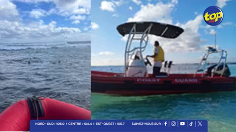 Sauvetage en mer : 2 ressortissants russes secourus par les éléments de la NCG dans le lagon à Flic en Flac