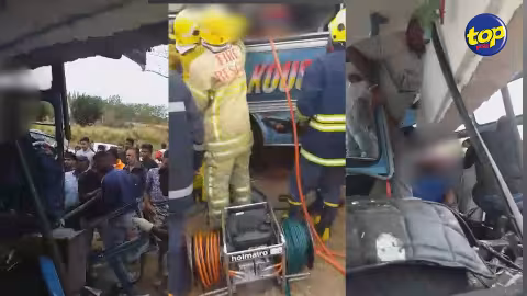 Accident à Pailles ayant couté la vie a 4 Bangladeshis et faisant plus d’une 60aine de blessés..un des premiers  témoins oculaires  relatent  le drame