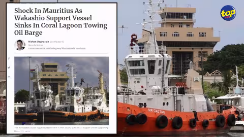 Drame au large de Poudre d’Or : Alors que les images satellites indiquent que la barge l’Ami Constant a coulé hier soir, elle était bel et bien à flot ce matin souligne Forbes