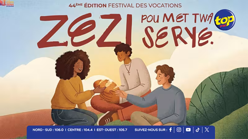 Festival des Vocations 2026 : « Zenn, fami… Zezi pou met twa serye », le message de Mgr Jean Michaël Durhône