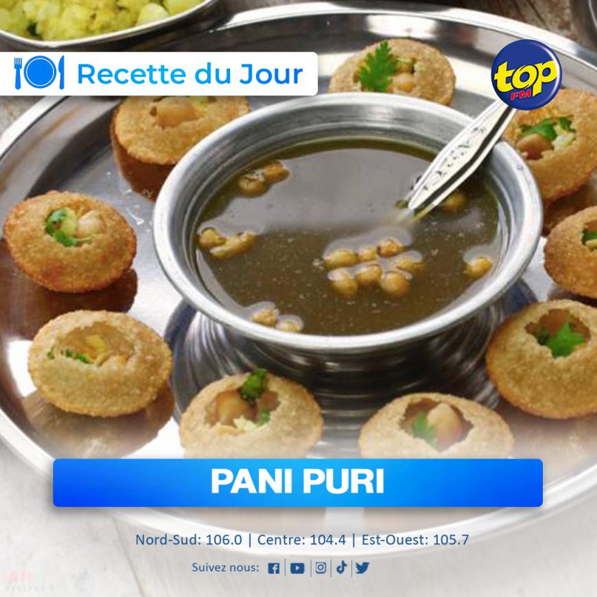 Recette - Pani Puri